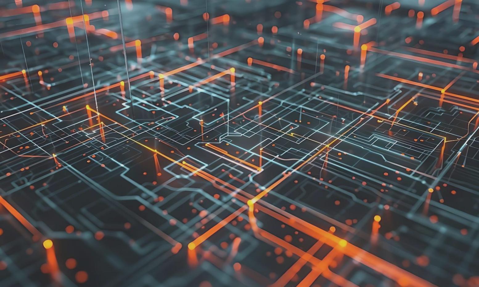 Teilnehmer während einer interaktiven KI-Schulung in modernem Lernraum